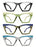 Gafas de lectura grandes para mujer, lectores extragrandes, tipo ojo de gato, bloqueo de luz azul, antifatiga visual/UV, a la moda, XL