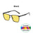 VIVIBEE Lunettes de vision nocturne jaunes en métal pour homme, verres polarisés carrés, conduite, UV400, lunettes de soleil pour femme, 2026, lunettes de pêche