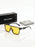 VIOLA MAG Flat Integrated Glasses, High-Quality Square Unisex, Trendy for Daily Travel and Leisure Decoration, with Glasses Bag