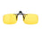 SHINU Clip On Polarized Glasses Anti Blue Light polarized sunglasses worn over glasses Yellow Lenses glasses for night driving