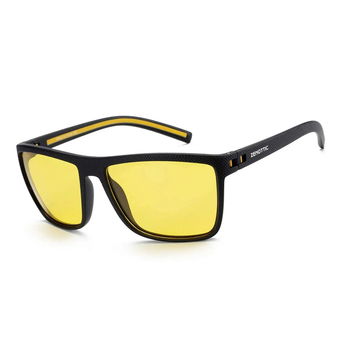 ZENOTTIC Retro Square Polarized Prescription Sunglasses Fashion Lightweight TR90 Progressive Optical Sun Glasses for Women Men