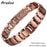 ARADOO  99.9% Pure Copper Bracelet with Double-Row Strength Magnets Jewelry Gift