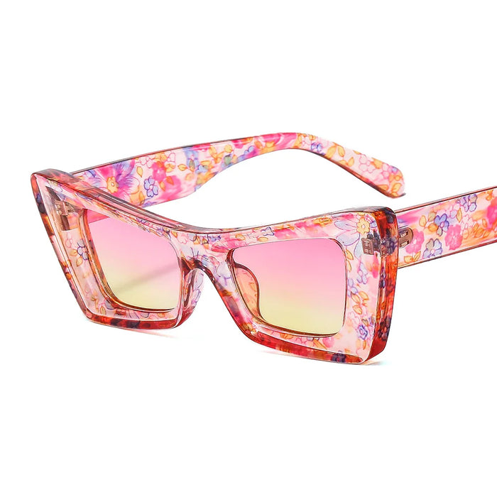 New Cat Eye Sunglasses Women Fashion Vintage Square Female Shades Brand Designer Luxury Sun Glasses UV400 Eyewear Oculos