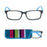 MODFANS Rectangular Classic Matte Frame, Solid-Color Temples, Reading Glasses for Men and Women, Prescription +1.0 to +4.0.