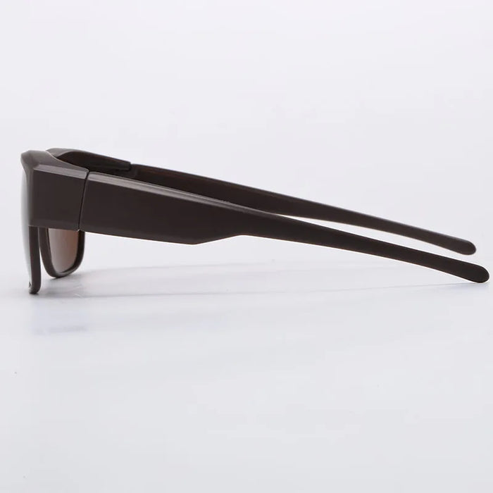 Lunettes de soleil sur-lunettes polarisées pour hommes et femmes, protection UV400 enveloppante pour la conduite et les activités en extérieur