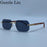 Rectangle Punk Rimless Sunglasses Men Vintage Polygon 2026 Luxury Brand Design Geometric Sun Glasses Male Hip Hop Eyewear Shades