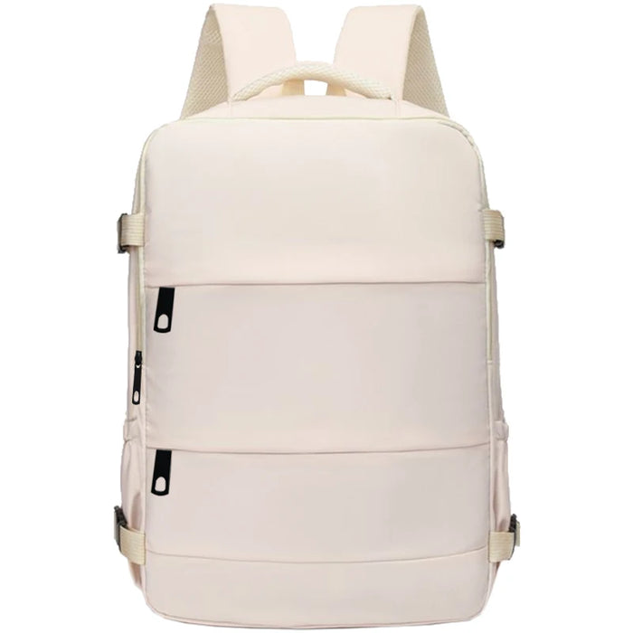 Everyday Versatile Water-resistant Laptop Backpack Trendy Unisex Design, Side Pockets for Water Bottle and Small Accessories