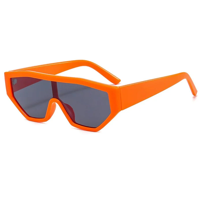 INS Popular Square Sunglasses Women One Piece Lens Luxury Brand Female Shades Men Fashion Sun Glasses UV400 Oculus Gafas