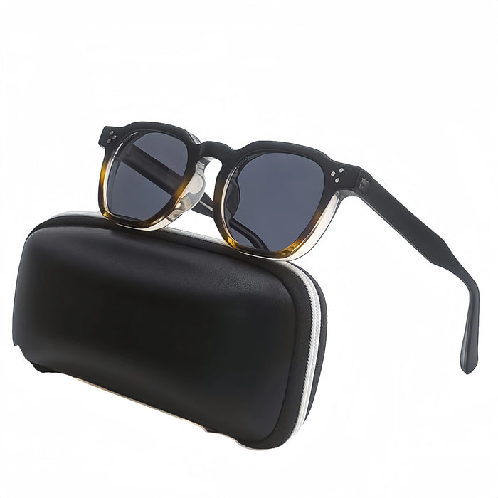 HBK New Square Vintage Sunglasses Men Square Fashion Punk Sun Glasses for Women Outdoor Travel Driving Beach Eyewear UV400