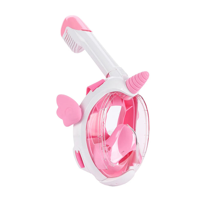Kids Unicorn Snorkel Mask Full Dry Anti Fog Waterproof With Advanced Respiratory System Diving Swim Equipment For Children