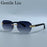 Gafas de sol pequeñas cuadradas sin montura para hombre 2026, de lujo, de diseñador, vintage, poligonales, rectangulares, con montura metálica dorada, estilo retro