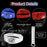 20-200 piezas Pulseras LED personalizables para bodas Pulsera de control de música y sonido Pulsera luminosa ajustable para bodas, cumpleaños, conciertos