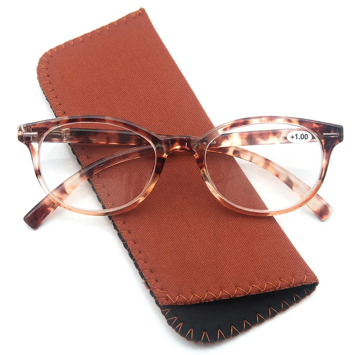 MODFANS Reading Glasses For Women Small face Readers Ladies Eyeglasses Frame With Spring Hinge Presbyopic glasses +2.0 +2.5 +3.0