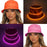 Solid Color Style Beach LED Cap Luminous Fisherman Hat El Wire Bucket Hats Glow In The Dark For Club Rave Party Wedding Props