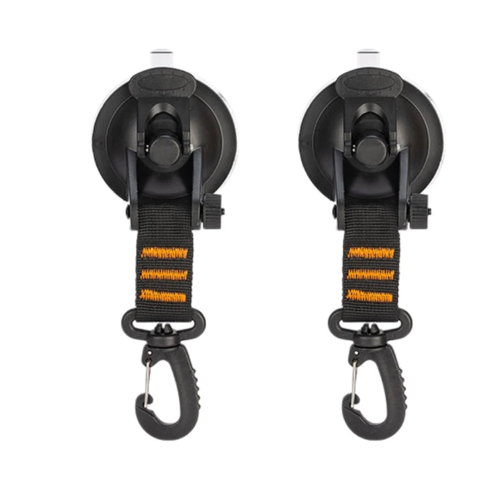 Heavy Duty Suction Cups Anchor with Hooks Outdoor Travel Camping Carabiner Organizer for Home Outdoor Camping Car Side Awning