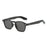 Fashion Small Irregular Square Sunglasses Women Retro Round Clear Ocean Lens Shades UV400 Men Rivets Luxury Sun Glasses