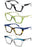 Gafas de lectura grandes para mujer, lectores extragrandes, tipo ojo de gato, bloqueo de luz azul, antifatiga visual/UV, a la moda, XL
