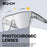 SCVCN Glasses Designed to Be Worn over Prescription Photochromic Road Bicycle Sports Outdoor Cycling Sunglasses HiKing Eyewear