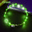10-300Pcs LED Flower Crowns Light Up Headbands Glowing Flower Crown Garland Glow in the Dark Headband for Wedding Party favors