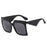 New Two-color Frame Square Sunglasses Women Retro Trending Luxury Female Eyewear Shades UV400 Sun Glasses Brand Oculus