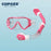 COPOZZ Kids Diving Mask Full Face HD Anti Fog Scuba Mask Underwater Snorkel Mask Set Children Swimming Snorkel Diving Equipment