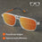 Men Square Progressive Multifocal Reading Glasses Coated Red Sunglasses Men's Ultralight Frames Luxury Designer Brand Eyewear