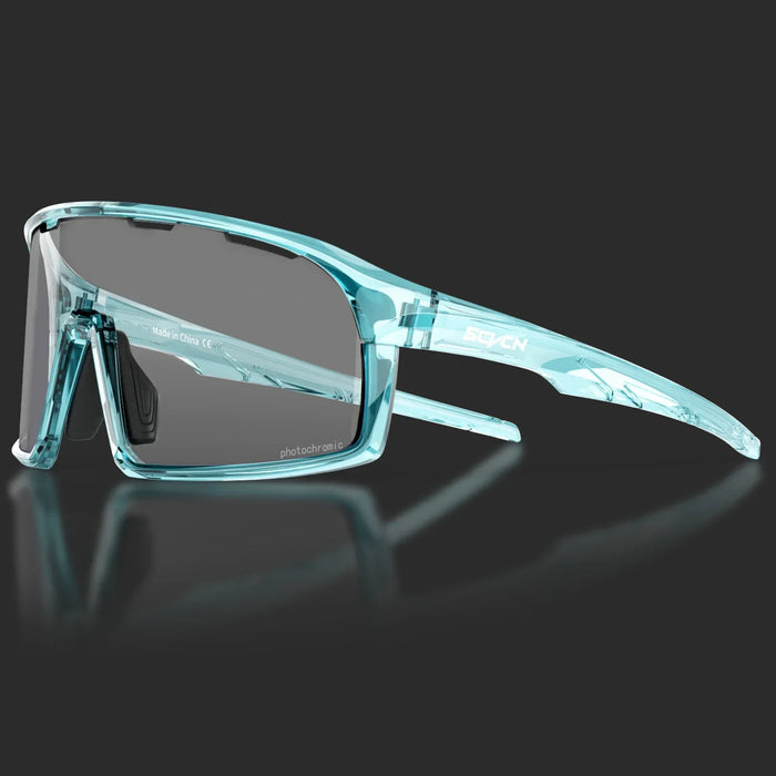 SCVCN Photochromic Glasses Cycling Sunglasses UV400 Hiking Goggles Men Outdoor Sports Glasses Women Driving Bicycle Bike Eyewear