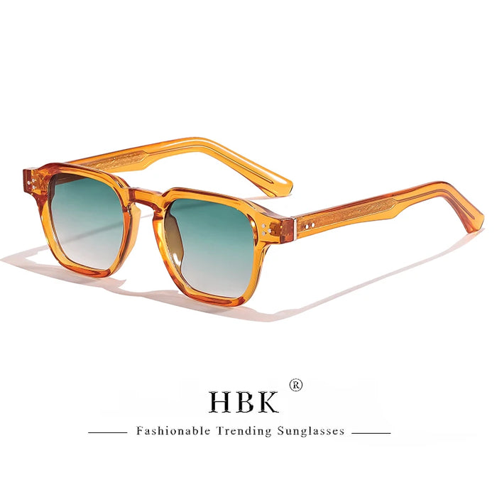 HBK Fashion Punk Sunglasses for Men Classic Square Sun Glasses Outdoor Sports Party Vacation Travel Driving Fishing Eyeglasses