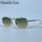 Lunettes de soleil punk octogonales rétro pour hommes 2026, monture métallique carrée de luxe, vintage, verres solaires dégradés UV400, style Steampunk
