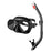 JSJM Professional Anti-Fog Swimming & Scuba Diving Mask with UV Protection, Silicone Snorkeling Goggles & Tube Set for Adults