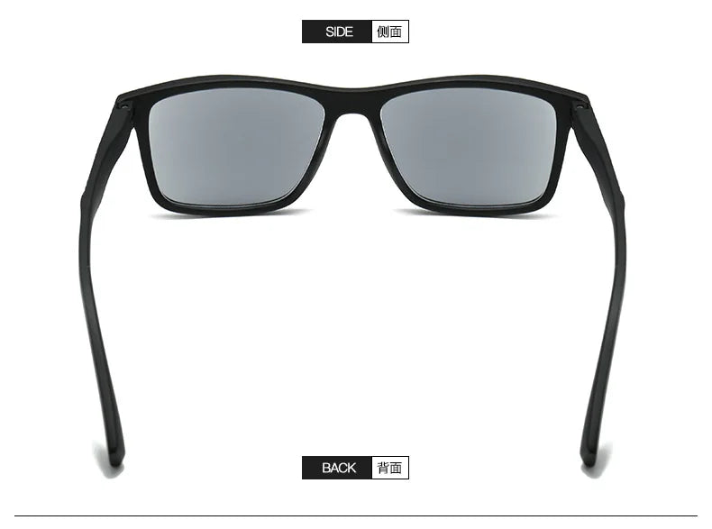 Men Square Frame Reading Sun Glasses Classic Anti UV Protection Presbyopic Eyeglasses Male 2025 New With Diopters +1.00 to +4.00