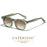 CATERSIDE Mode Hommes Lunettes de Soleil Petit Cadre Carré Design Personnalisé Lunettes de Soleil Femmes Voyage Fête Affaires Festival Cadeau