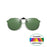 VIVIBEE Flip Up Clip on Sunglasses Polarized Men Driving Women Fishing UV400 Night Vision Sun Glasses Clips Universal Goggles