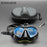 Wet Low Volume Diving Mask Tempered Glass Freedive Mask J-type Diving Mask Snorkel Set with Camera Mount Black