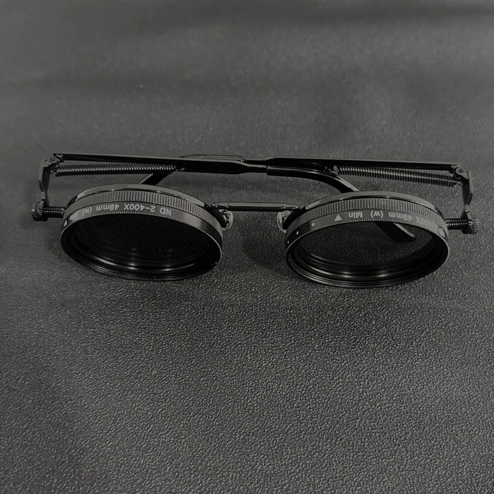 Lunettes de mode rétro steampunk rotatives pour hommes - Luminosité réglable, convient pour les fêtes et les tenues décontractées - Style bohème Gl