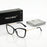VIOLA MAG Lunettes de lecture œil de chat contrastées, branches métalliques anti-lumière bleue, pour femme, bureau, trajet quotidien