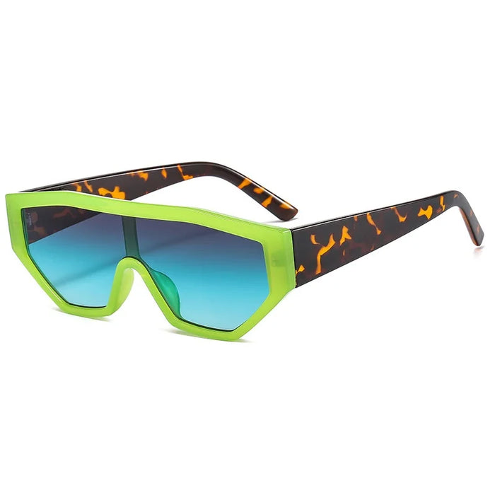 INS Popular Square Sunglasses Women One Piece Lens Luxury Brand Female Shades Men Fashion Sun Glasses UV400 Oculus Gafas