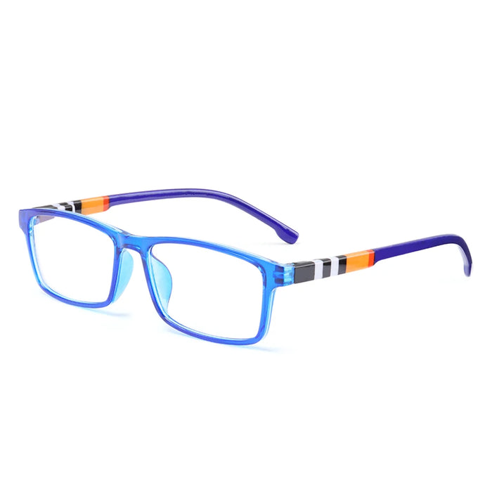 Fashion Anti-Blue Light Gradient Rrectangle Reading Glasses Men Women Urltra-Light Eye Protection Eyeglasses