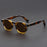 Retro Small Circular Sunglasses Men Punk Propionic Luxury Brand Design Sun Glasses Women Business Party Eyewear UV400