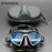 JUNHAIINS Tempered Glass Freediving Mask Snorkeling Set Foldable Snorkel J-Type Diving Mask with Camera Mount