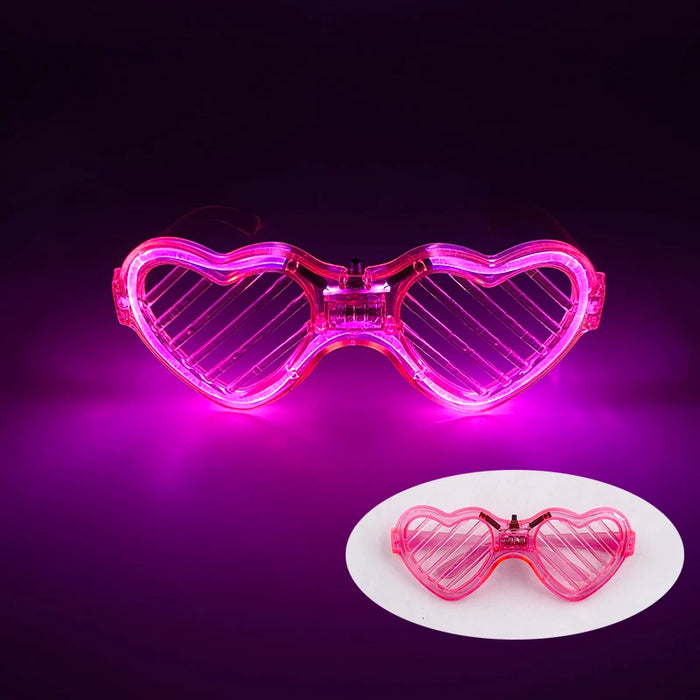 Funny LED Light Up Flashing Party Noodle Bridal Headband LED Glasses Girls Noodle Hair Bachelorette Party Rave Costume Dress Up
