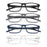 MODFANS Blue Light Reading Glasses Men Readers for Women Rectangular Anti Glare/Eye Strain Filter UV Read Eyeglasses Comfortable