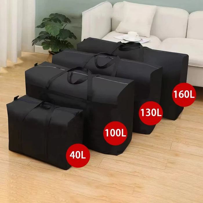 Bolsas de equipaje de mudanza impermeables extragrandes, bolsa de lavandería, bolsa de compras, bolsa de viaje plegable, organizador de edredones de gran capacidad