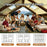 Easy to Set-Up Inflatable Camping Tent with Manual Pump Windproof Inflatable Tent for Outdoor Adventure