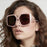 Fashion Irregular Square Sunglasses Women Brand Designer Metal Hinge Retro Eyewear Female Sun Glasses Shades UV400 Men Oculus