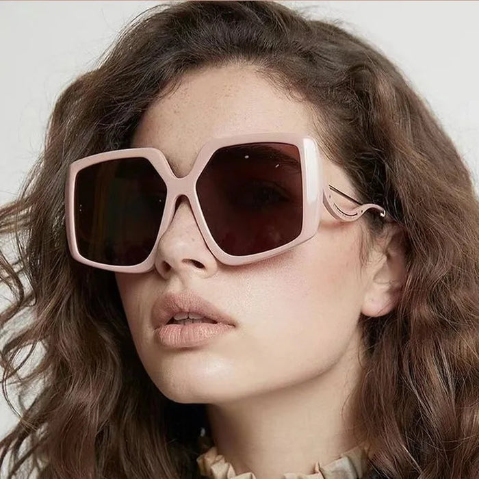 Fashion Irregular Square Sunglasses Women Brand Designer Metal Hinge Retro Eyewear Female Sun Glasses Shades UV400 Men Oculus
