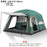 Outdoor Camping Family Tent 3-12 Person Double Layers Oversize 2 Rooms Thickened Rainproof Outdoor Family Camp Tour Equipment