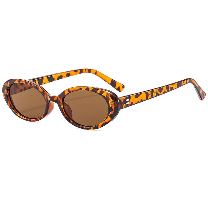 Fashion Small Oval Sunglasses Women Classic Vintage Men Sun Glasses UV400 Female Shades