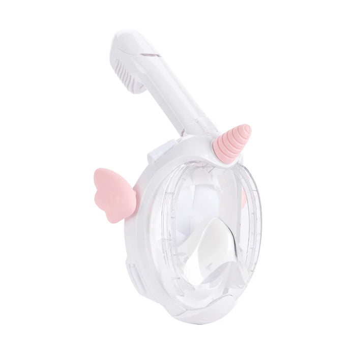 Kids Unicorn Snorkel Mask Full Dry Anti Fog Waterproof With Advanced Respiratory System Diving Swim Equipment For Children