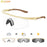 SCVCN Outdoor Photochromic Sunglasses Men Women Bicycl Cycling Glasses Sports MTB Driving Bike Eyewear Hiking UV400 Goggles New